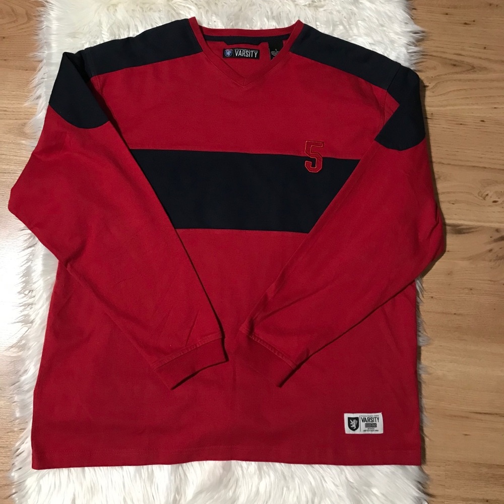 Roundtree and Yorke Varsity Long Sleeve Shirt